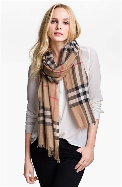 burberry scarf womens wool